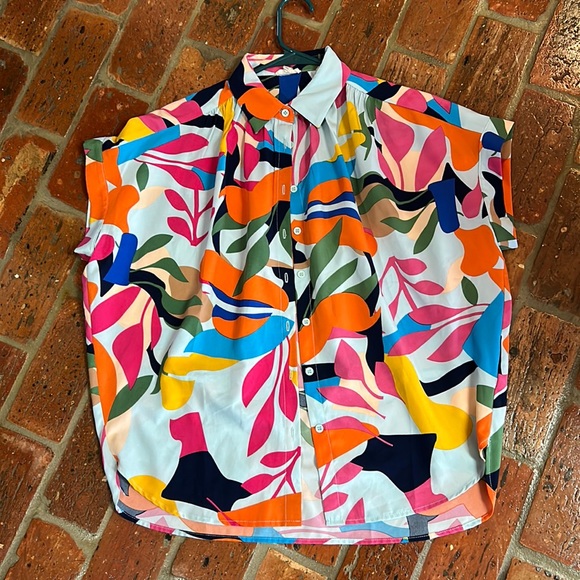 Jodifl vibrant print top szS - Picture 2 of 12